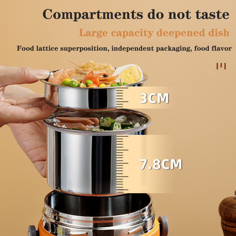 Electric Heating Lunch Box – Portable Food Warmer for Office, Travel & Home (UAE & KSA)