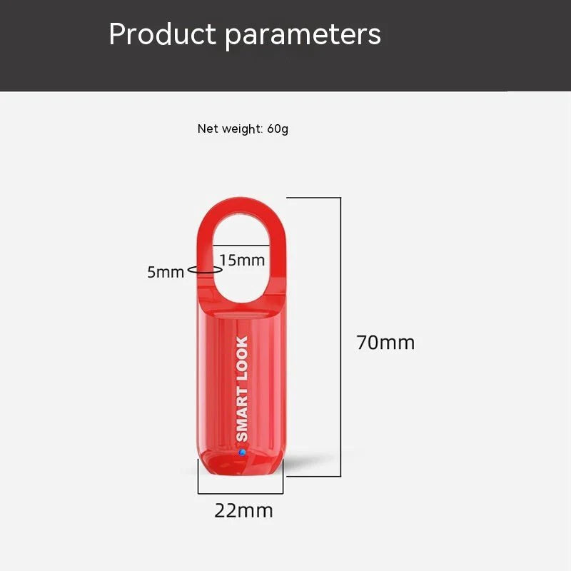 Smart USB Charging Fingerprint Lock for Bags β Portable Anti-Theft Travel Security Lock