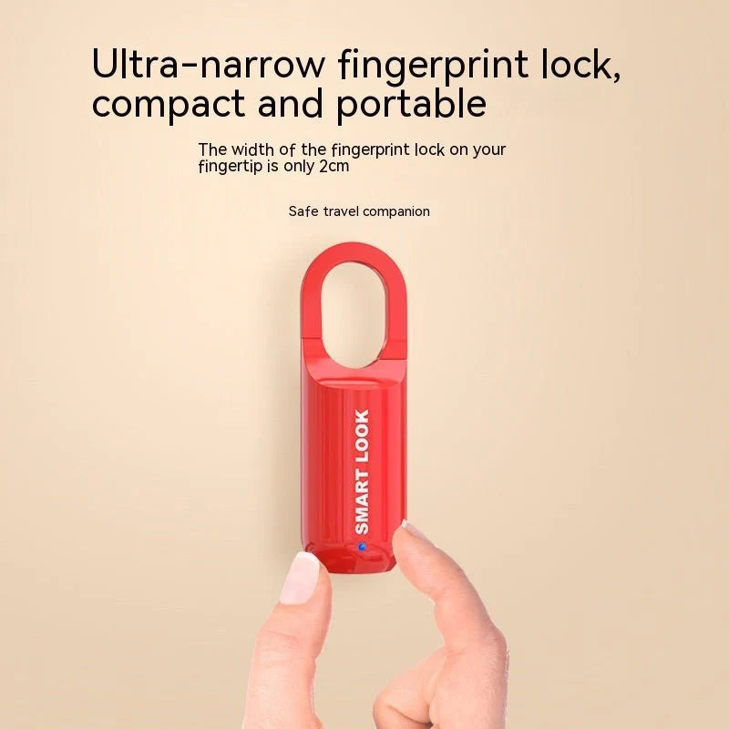 Smart USB Charging Fingerprint Lock for Bags β Portable Anti-Theft Travel Security Lock