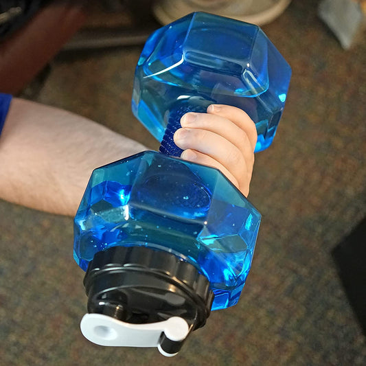 1.5L Dumbbell Shape Water Bottle – Large Capacity Gym & Fitness Sports Bottle