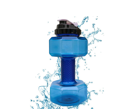 1.5L Dumbbell Shape Water Bottle – Large Capacity Gym & Fitness Sports Bottle