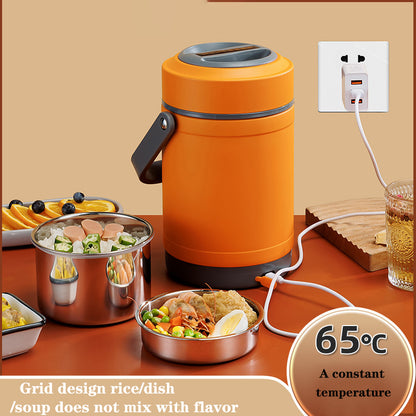 Electric Heating Lunch Box – Portable Food Warmer for Office, Travel & Home (UAE & KSA)