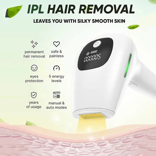 Babyverse™ IPL Hair Removal Device – Pain-Free, Salon-Grade Smooth Skin at Home (UAE & KSA Exclusive)